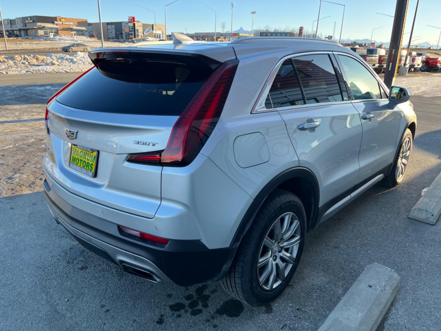 2020 Silver /Black Cadillac XT4 Premium Luxury AWD (1GYFZDR42LF) with an 2.0L L4 DOHC 16V engine, 9A transmission, located at 1960 Industrial Drive, Wasilla, 99654, (907) 274-2277, 61.573475, -149.400146 - Photo#5